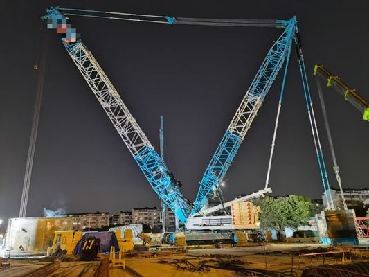 Buy 2019 SANY 400 Ton SCC-4000A Used Crawler Crane Hydraulic Straight Arm Type online manufacture