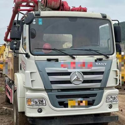 kaufen Gebrauchtes Betonpumpenfahrzeug gutes Zustand 2020 SANY 39m Beton-Boom-Pumpe online manufacture