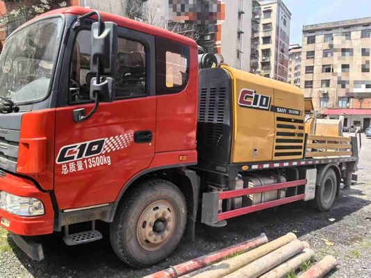 Buy 2020 Sany 10023 Used Concrete Line Pump Euro V 2 Axles Line Pump Truck online manufacture
