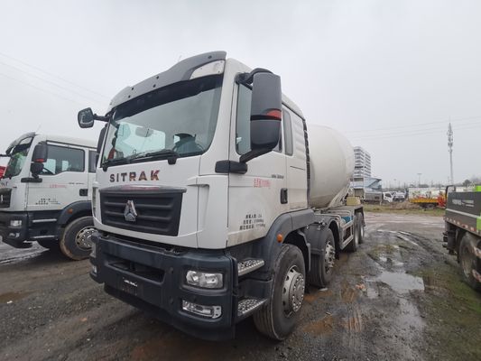 Buy Sinotruk 12cbm Second Hand Concrete Mixer Trucks Euro V Emission Strong Load online manufacture