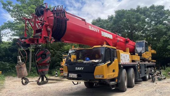 Buy 2023 SANY Second Hand Mobile Truck Crane 100T Fully Hydraulic Truck Crane Used online manufacture