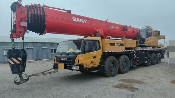 Buy 2021 SANY Used Fully Hydraulic Truck Crane 100T STC1000C7 Second Hand Mobile Cranes online manufacture