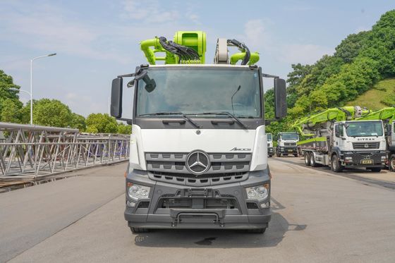Buy 2022 Second Hand 62m Zlj Concrete Boom Pump with Benz Chassis online manufacture