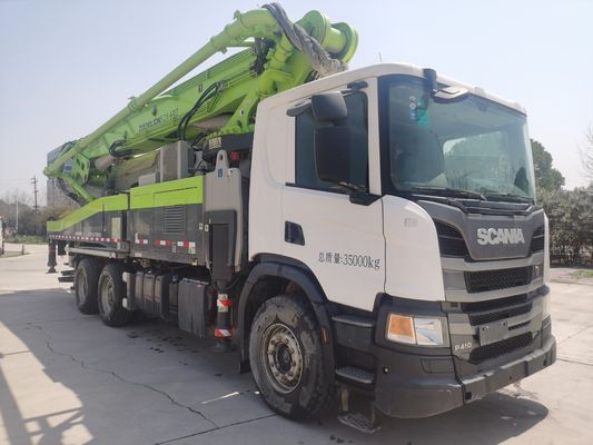 Good price 2020 Zoomlion Original Second Hand 52 Meter Green Concrete Pump with Scania online