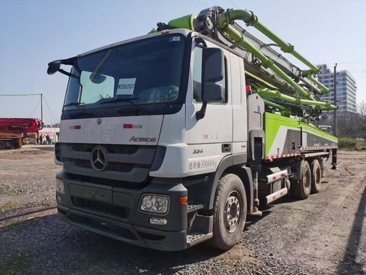 Good price 2018 Zoomlion Used 49Meter Concrete pump truck with Benz Chassis online