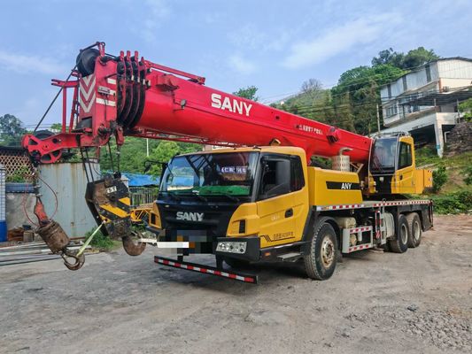 अच्छी कीमत Sany 25 टन का इस्तेमाल किया हुआ ट्रक क्रेन STC250T5 2020 भारी उठाने वाला क्रेन ऑनलाइन