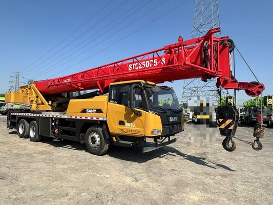 Good price Construction Machinery Secondhand 2023 Sany 25-Ton  250c5-8 Truck Crane with High-Performance Chassis online