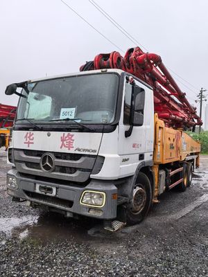 Good price USED SANY 48m pump truck Concrete Pump 2014 Boom Pump Benz chassis online