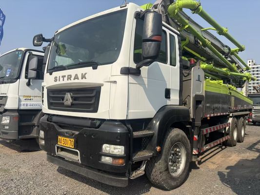 49m Second Hand Concrete Pump Truck Zoomlion 2020 ZLJ5350THBKE With Sitrak Chasis
