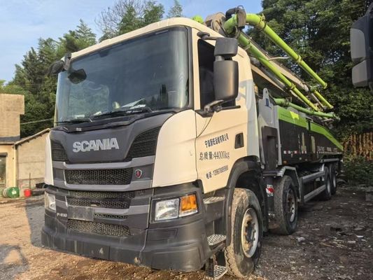 Good price Used 2021 Zoomlion 56m pump truck with Scania chasis for hot sale online