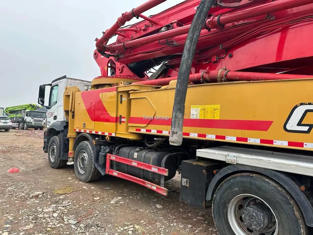 2020 2021 2022 Second Hand 62m Sany Concrete Boom Pump with Beton Chassis 3